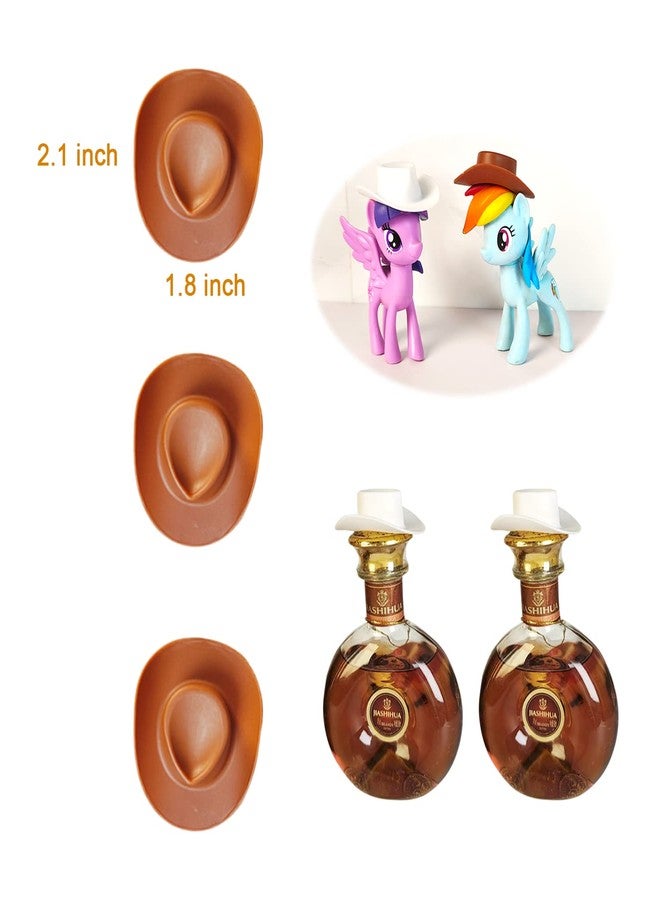 Phinicco 20 Brown Mini Cowboy Hats for Crafts, DIY, Parties & Gifts (Brown) - Image 4
